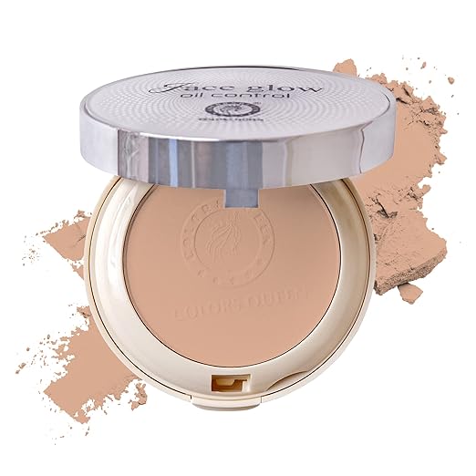 Colors Queen Oil Control Compact Powder 04 Natural Tan - 20 gms