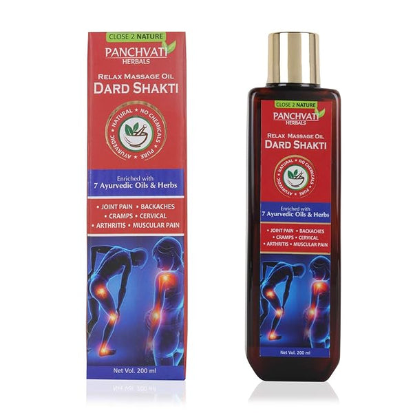 Panchvati Ayurvedic Herbal Dard Shakti Massage Oil  - 200 ml