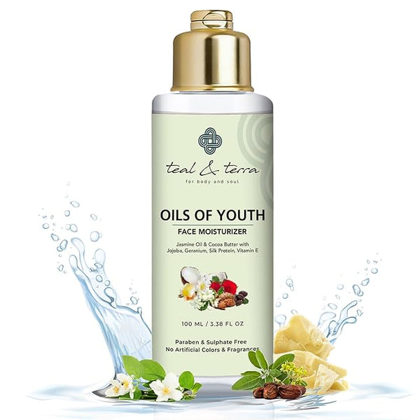 Teal & Terra Vitamin E & Jojoba Ultra-smooth Softening Face Moisturizer Cream - 100 Ml