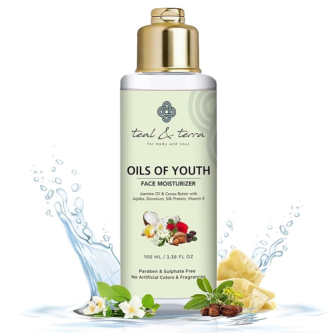 Teal & Terra Vitamin E & Jojoba Ultra-smooth Softening Face Moisturizer Cream - 100 Ml