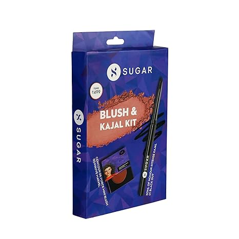 Sugar Cosmetices Blush & Kajal Kit