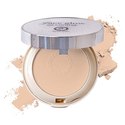 Colors Queen Oil Control Compact Powder 03 Golden Beige - 20 gms