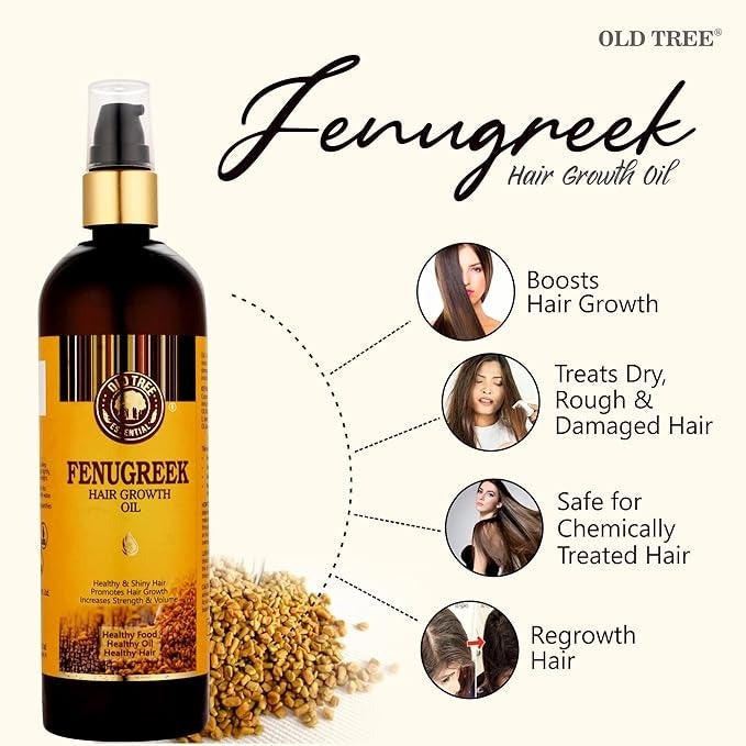 Old Tree Fenugreek Oil for Hair Growth - 100 ml