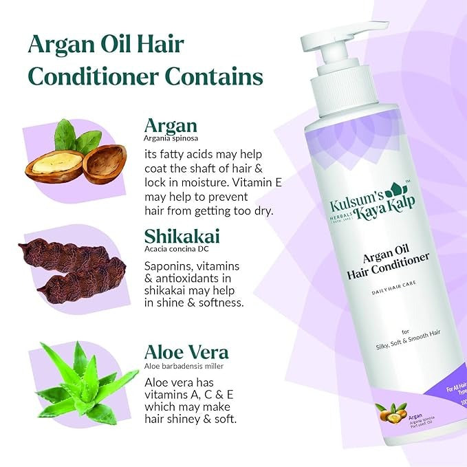 Kulsum's Kaya Kalp Herbals Argan Oil Hair Conditioner - 100 ml