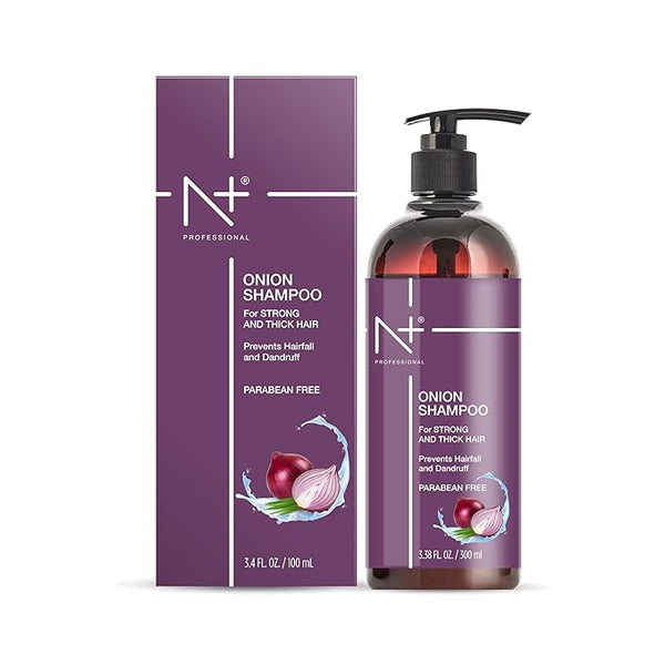 N Plus Professional Onion Hair Care Shampoo - 300 ml