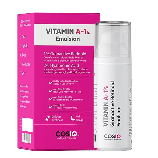 Cos-IQ 1% Vitamin A Granactive Retinoid Emulsion Face Serum - 30 ml