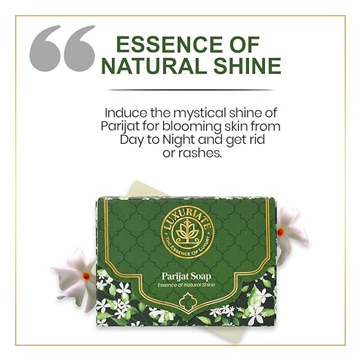 Luxuriate Parijat Soap Luxury Premium Soap - 125 gms
