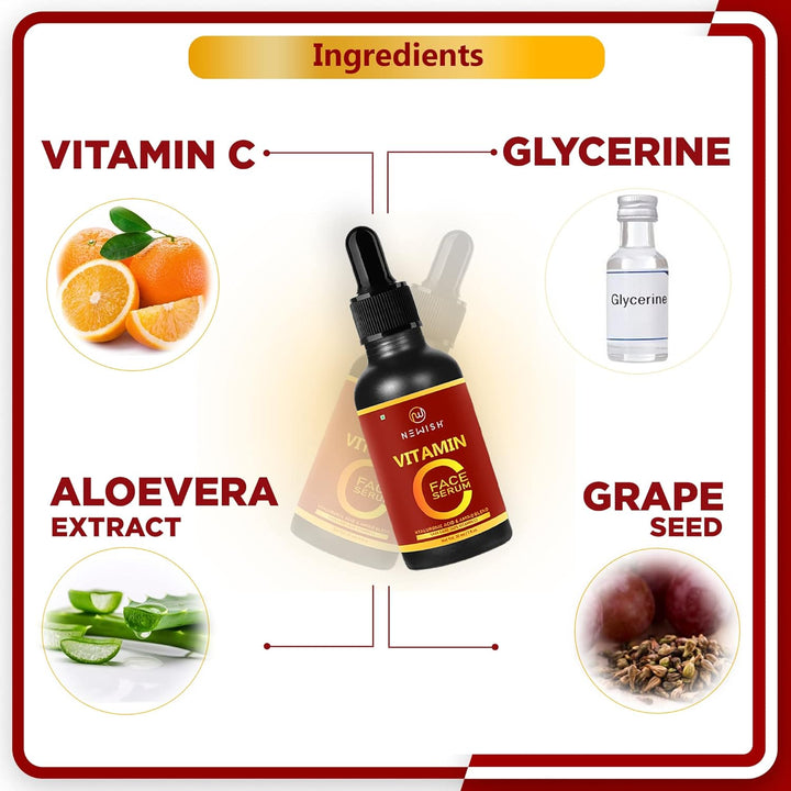 Newish 40% Vitamin C Daily Face Serum - 30 ml