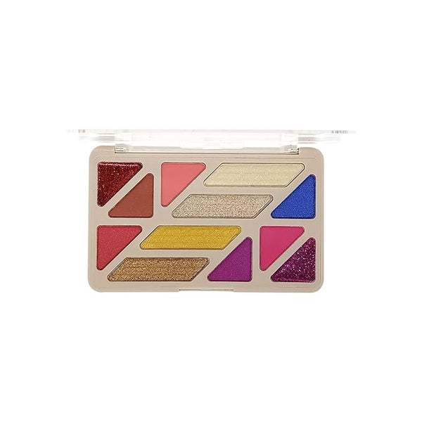 Shryoan 6 Eye Shadow 4 Highlighter 2 Mousse Glitter Palette Shade 01 - 28 gms