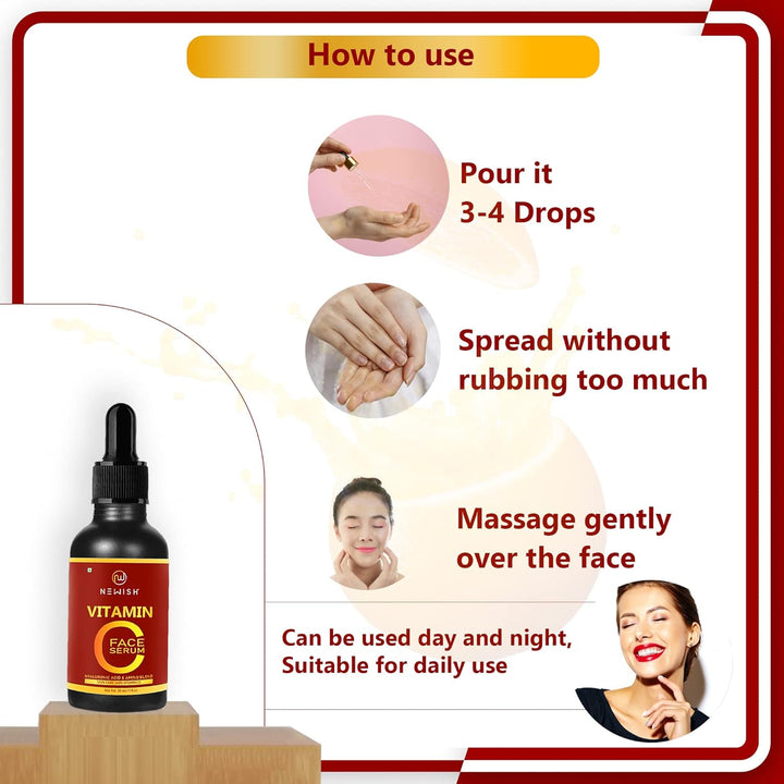 Newish 40% Vitamin C Daily Face Serum - 30 ml