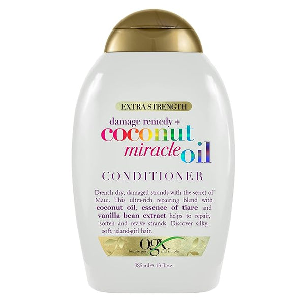 Ogx Extra Strength Damage Remedy Coconut Miracle Oil Conditioner - 385 ml