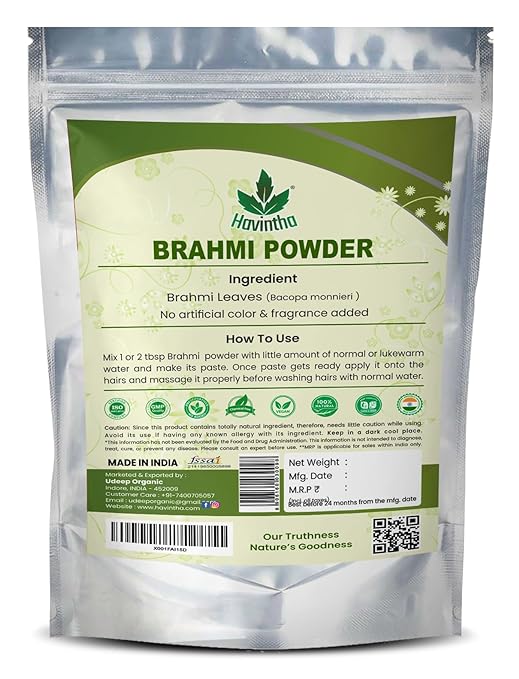 Havintha Natural Brahmi Powder - 227 gms