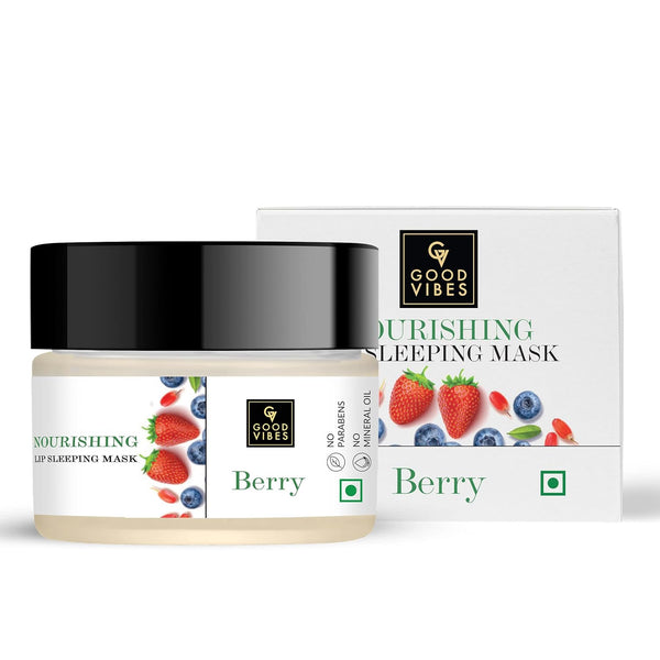 Good Vibes Berry Nourishing Lip Sleeping Mask - 12 gms