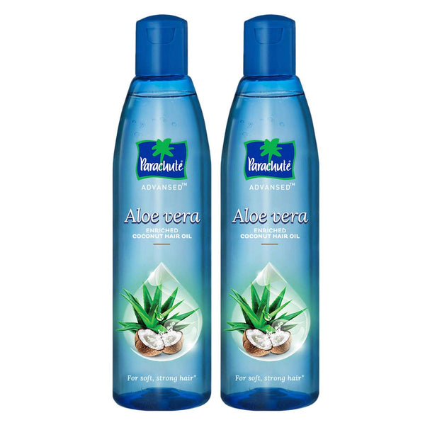 Parachute Advansed Aloe Vera Enriched Coconut Hair Oil - 400 ml (Pack of 2)