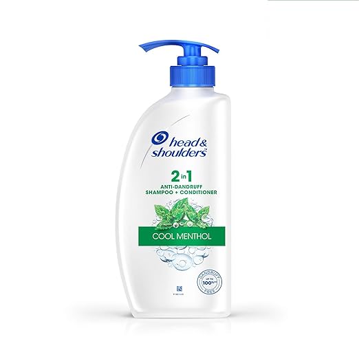 Head & Shoulders 2 In 1 Cool Menthol Anti Dandruff Shampoo + Conditioner - 650 ml