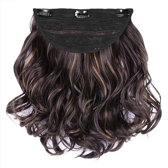 Streak Street Clip-in 18 Full-wavy Mix Brown Hair Extensions