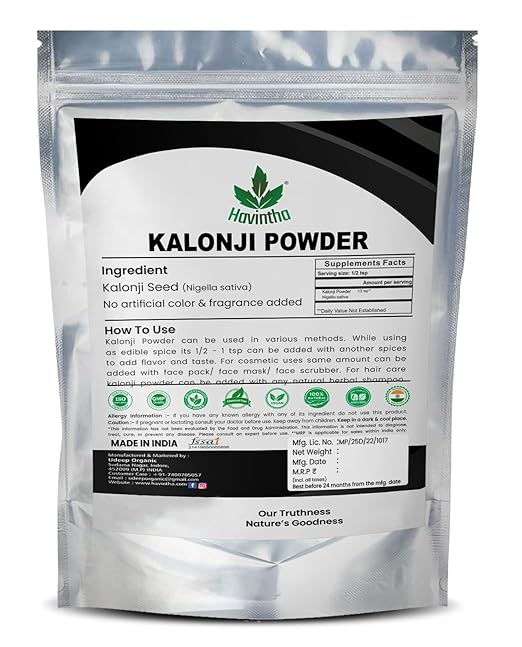 Havintha Kalonji Powder for Skin and Hair Health - 227 gms