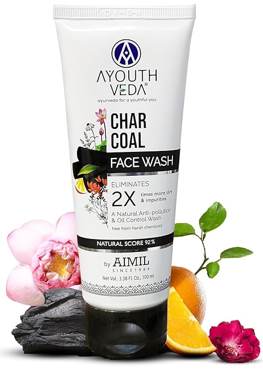 Ayouthveda Activated Charcoal Face Wash - 100 ml