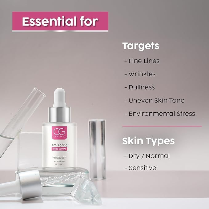 OG BEAUTY Science Anti Ageing Face Serum - 30 ml