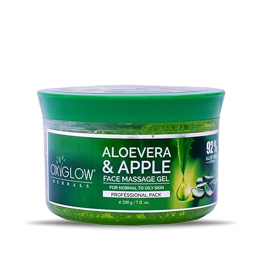 OxyGlow Herbals Alovera Apple Face Massage Gel - 500 gms