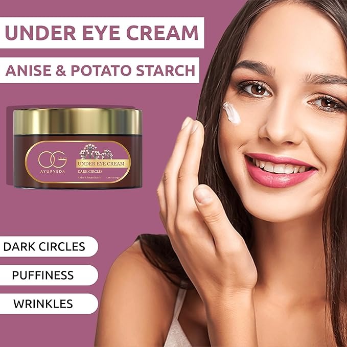 OG BEAUTY Ayurveda Dark Circles Under Eye Cream - 50 gms