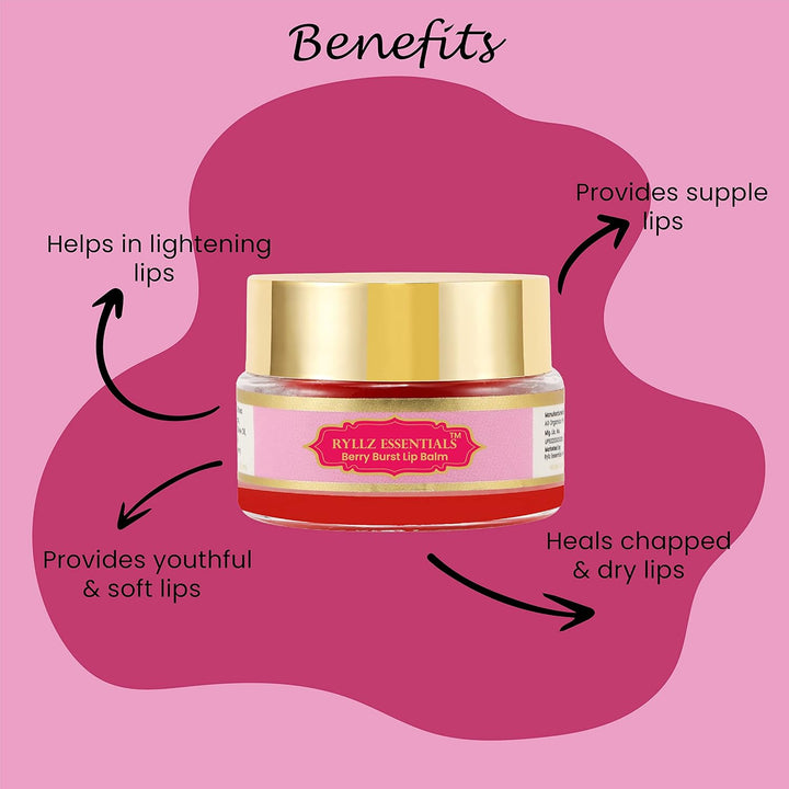 Ryllz Essentials Berry Burst Lip Balm - 10 ml