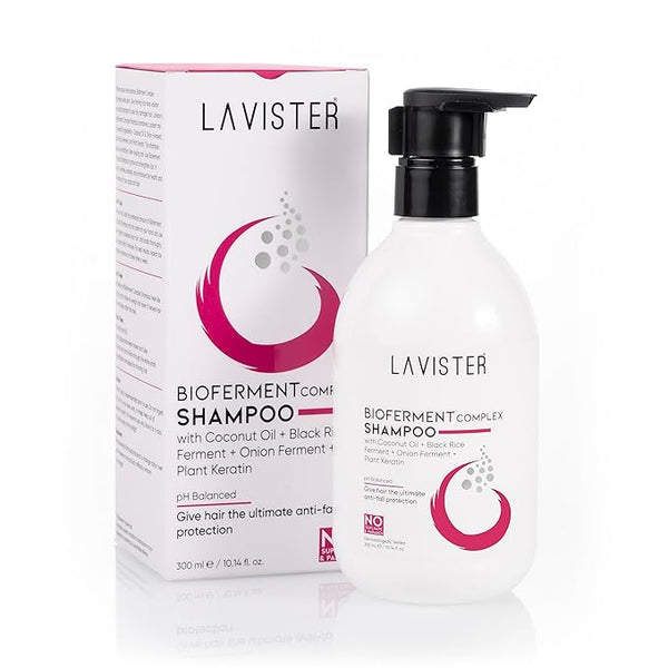 Lavister Anti Hair Fall Shampoo With Onion, Coconut Oil, Black Rice, Hibiscus, Bhringraj - 300 ml