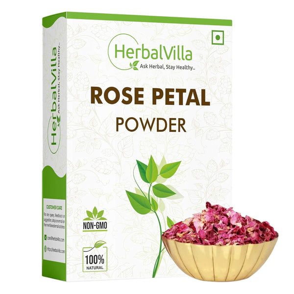 Herbvilla Pure Rose Petals Powder - 200 gms