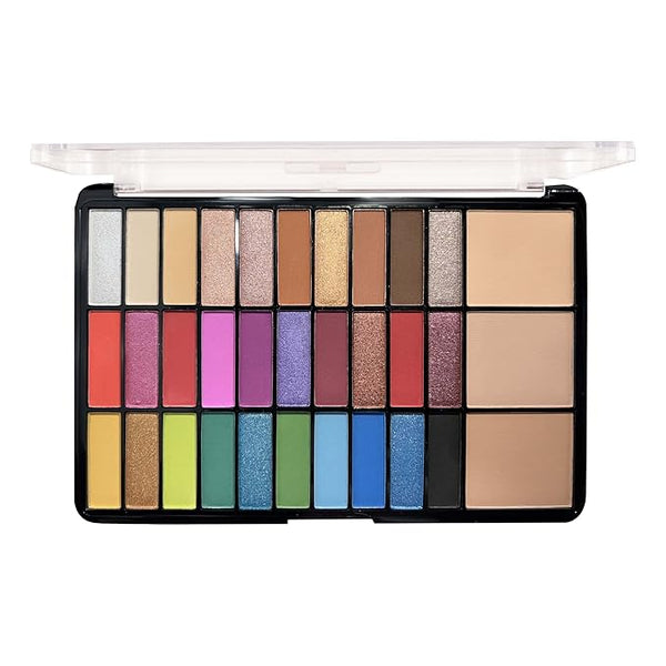 Shryoan Color Studio Eyeshadow & Highlighter Palette 30 Colorful - 38 gms