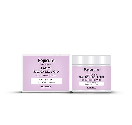 Rejusure Salicylic Acid Cleansing Pads Acne Cleansing - 50 gms