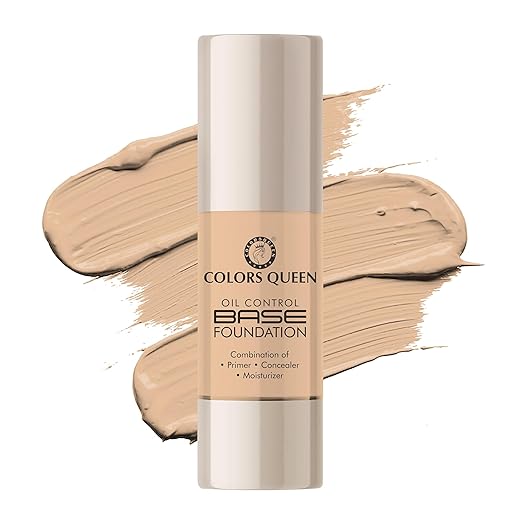 Colors Queen Oil Control Base Foundation 02 Natural - 30 ml