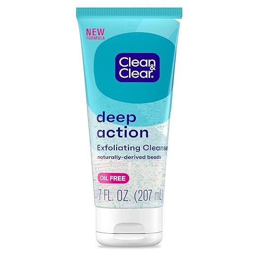 Clean & Clear Deep Action Exfoliating Facial Scrub - 207 ml