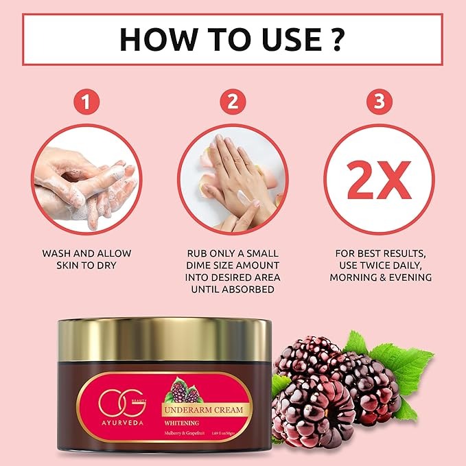 OG BEAUTY AYURVEDA Anti Ageing Bakuchi Oil & Rice Water Face Mask - 100 gms