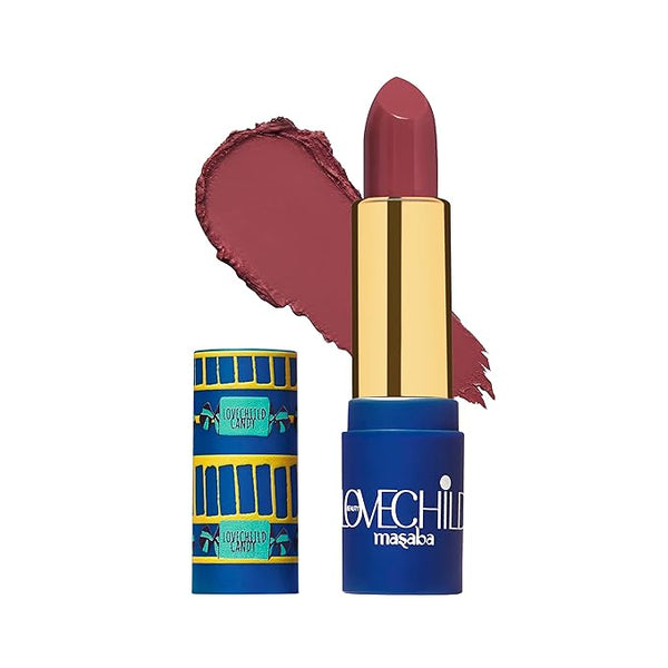 Lovechild Masaba Mint To Be Luxe Matte Lipstick Plum Cream - 4 ml