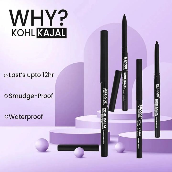 Recode Pookie Black Kajal-Everyday Makeup - 0.35G
