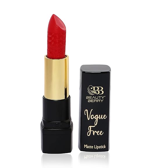Beauty Berry Vogue Free Matte Lipstick Rich Red - 3.2 gms