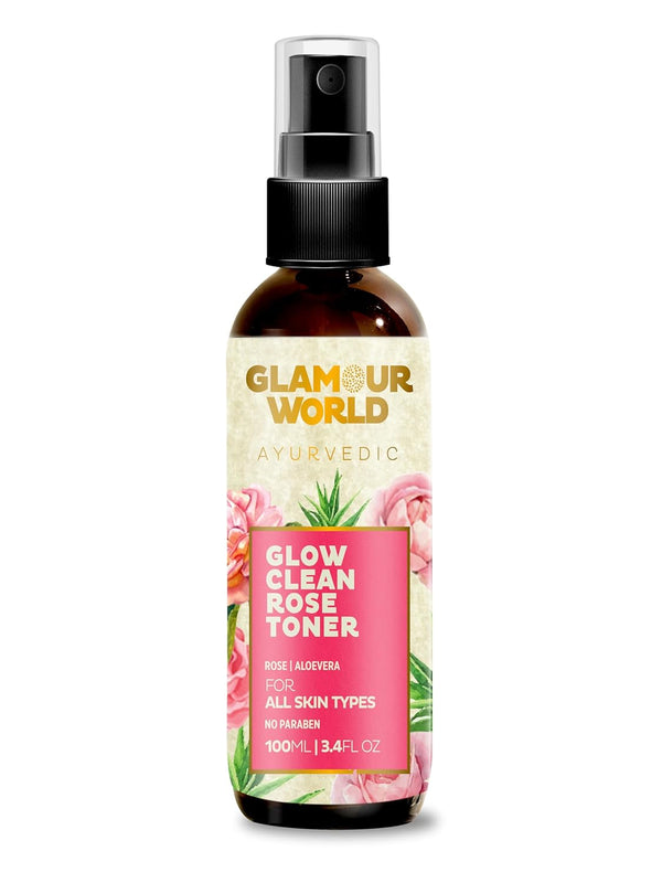 Glamour World Ayurvedic Glow Clean Rose Toner - 100 ml