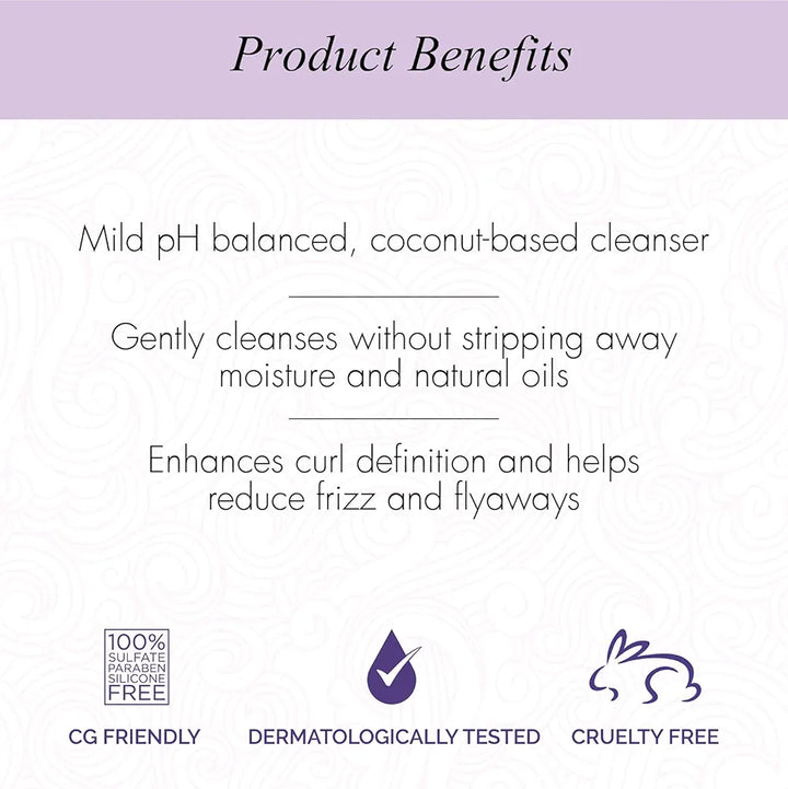 Curl Up Moisturising Curly Hair Shampoo - For Dry Frizzy, Wavy & Curly Hair - Sulphate Paraben And Silicone Free - 200 ml