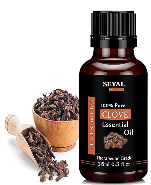Seyal Clove Essential Oil Pure & Natural Therapeutic Grade for Hair & Skin - 15 ml
