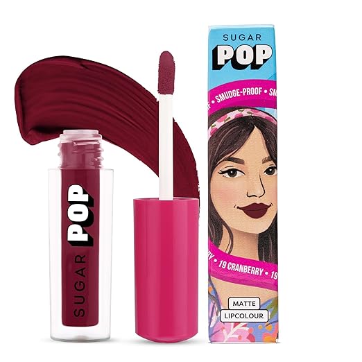 Sugar Pop Matte Lipcolour Cranberry (Oxblood Red) - 1.6 ml