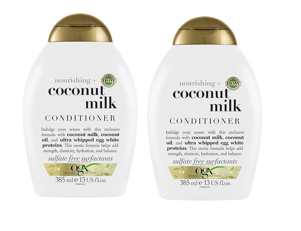Ogx Nourishing Coconut Milk Moisturizing Conditioner - 385 ml (Pack of 2)