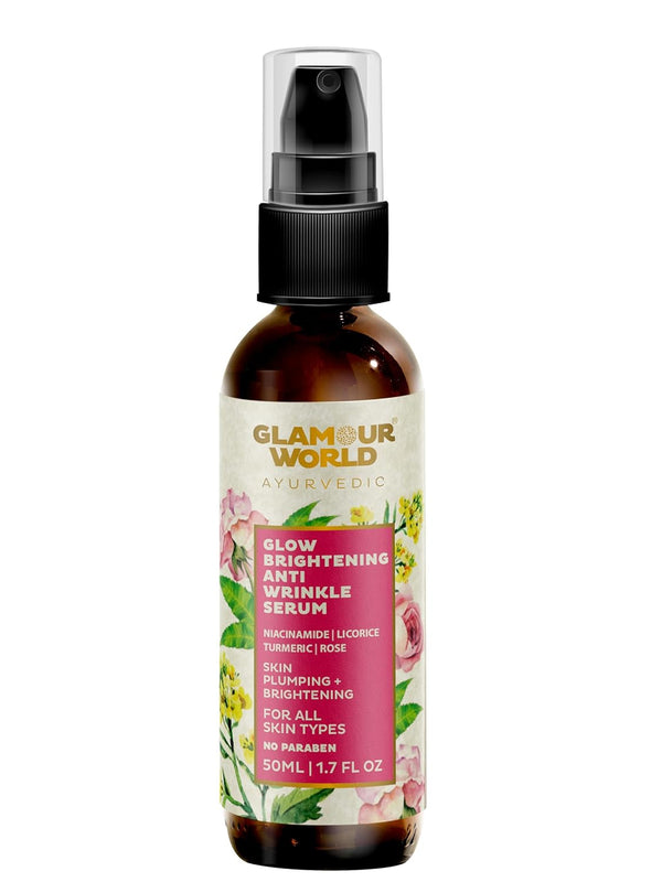 Glamour World Ayurvedic Glow Brightening Anti Wrinkle Serum - 50 ml