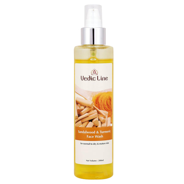 Vedic line Sandalwood & Turmeric Face Wash - 200 ml