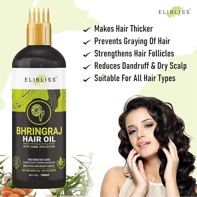 Elibliss Bhringraj Hair Oil - 100 ml