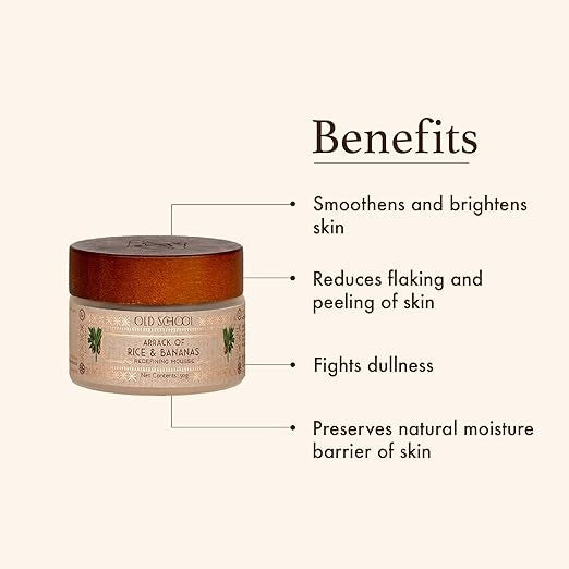 Old School Rituals Arrack of Rice & Banana Redefining Mousse Natural Face Moisturizer - 50 gms