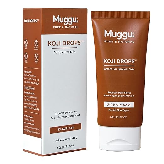 Muggu Skincare Koji Drops Cream for Dark Body - 50 gms