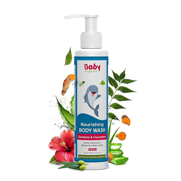 BabyOrgano Gentle Baby Body Wash - 200 ml