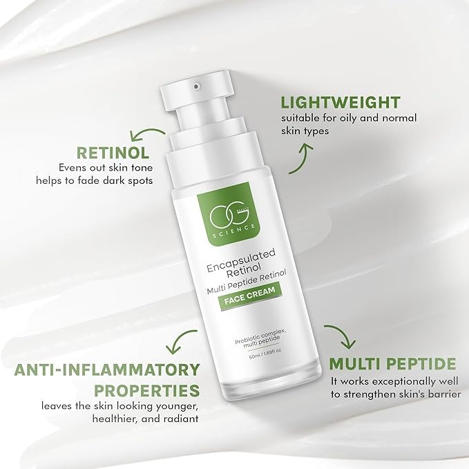 OG BEAUTY Science Encapsulated Retinol Multi Peptide Face Cream - 150 ml
