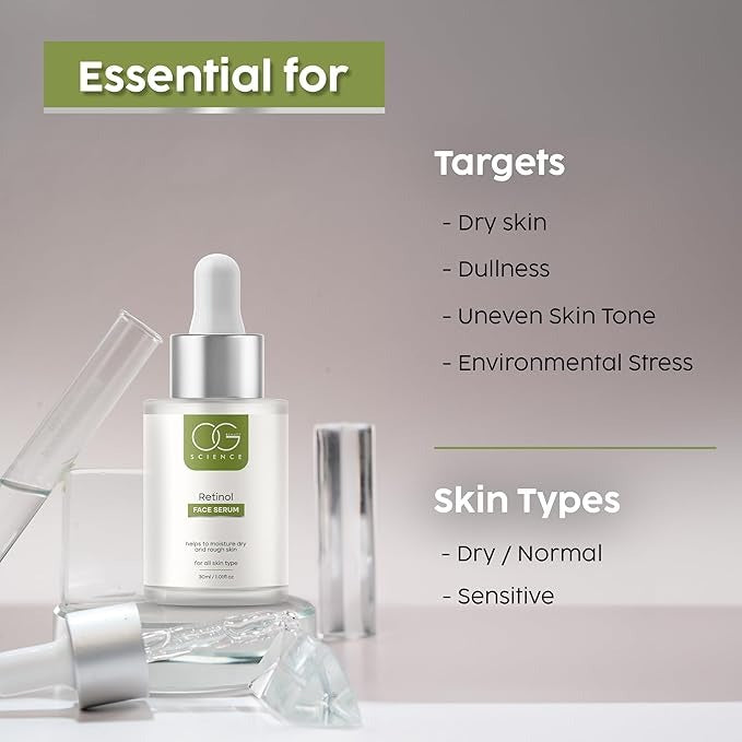 OG BEAUTY Science Retinol Face Serum - 30 ml