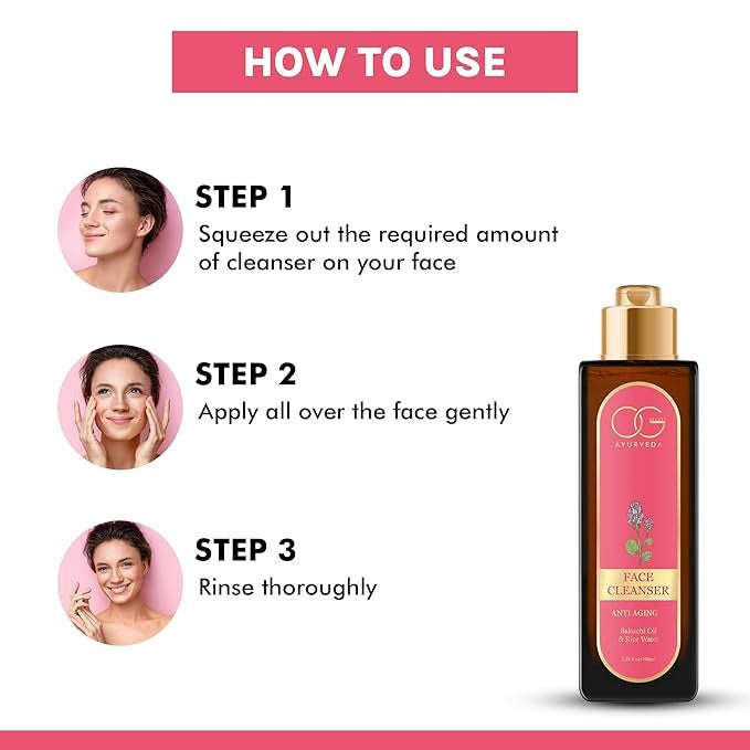 OG BEAUTY Ayurveda Anti Aging Face Cleanser - 100 ml